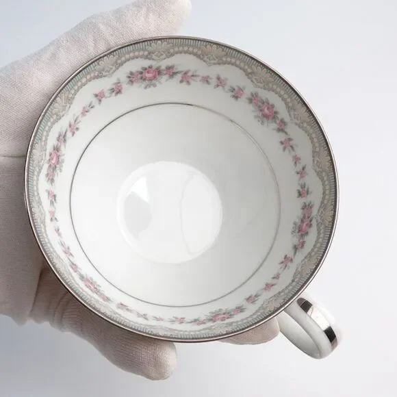 Vtg Noritake China Glenwood Dinnerware 7 Piece Place Setting for one #5770 Japan - Picture 4 of 16